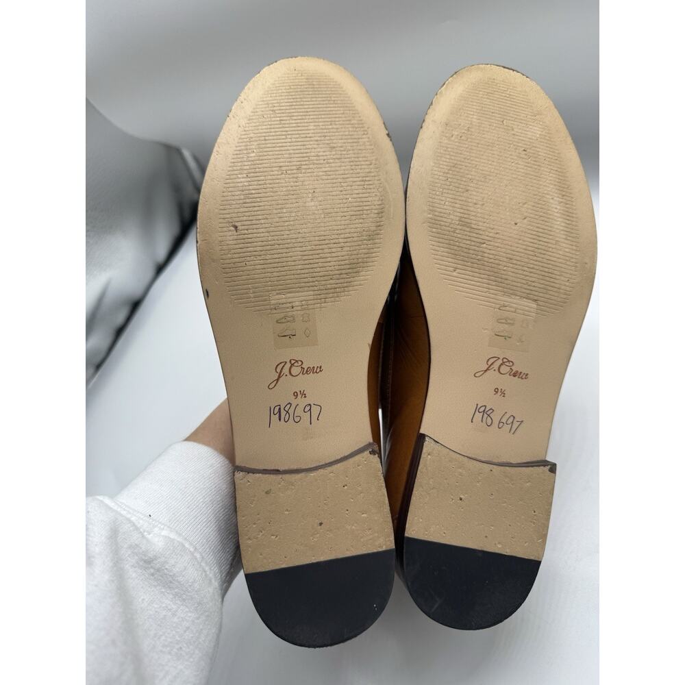 J. Crew Classic Leather Penny Loafers Women’s Size 9.5 Brown - Picture 8 of 9